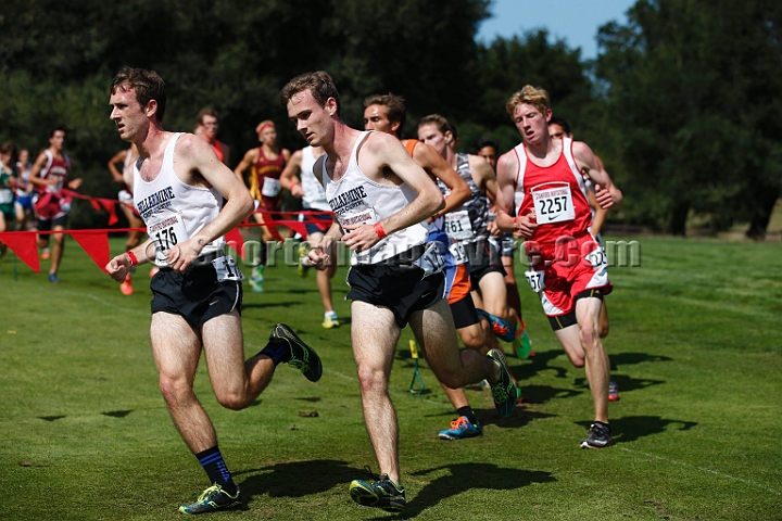 2014StanfordSeededBoys-418.JPG - Seeded boys race at the Stanford Invitational, September 27, Stanford Golf Course, Stanford, California.